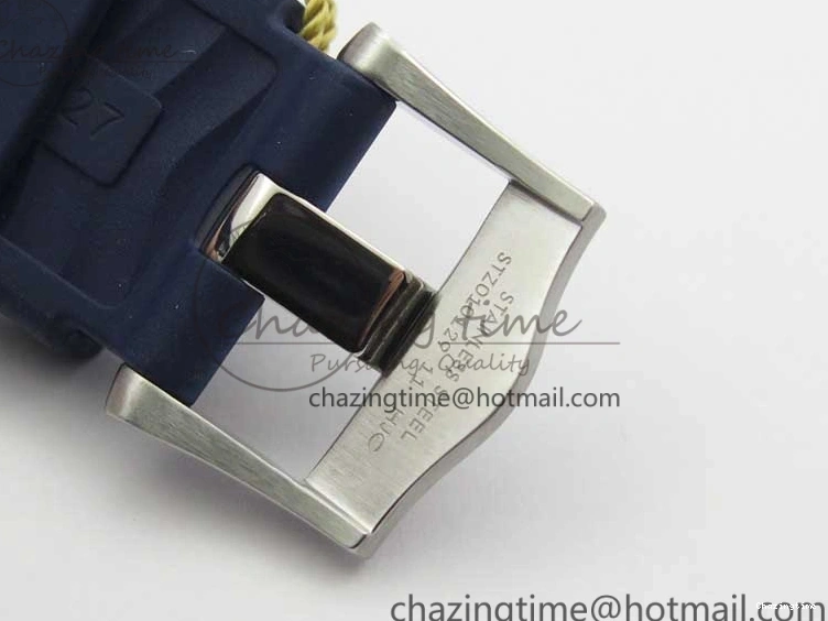 0427 2018 Seamaster Diver 300M SS RG VSF 1:1 Best Edition RG Bezel Blue Dial on Blue Rubber Strap A Contemporary 7927